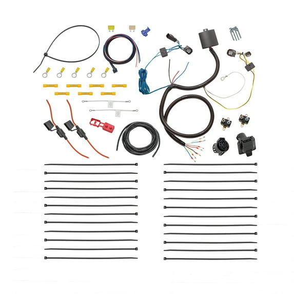 Tekonsha 22121 7 Way Tow Harness Wiring Kit Compatible with Select Ford Models