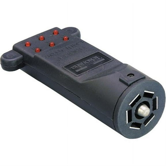 Tekonsha 7-Way Blade Tester And Trailer Emulator With Led Display, 13 x 3 x 11 in.