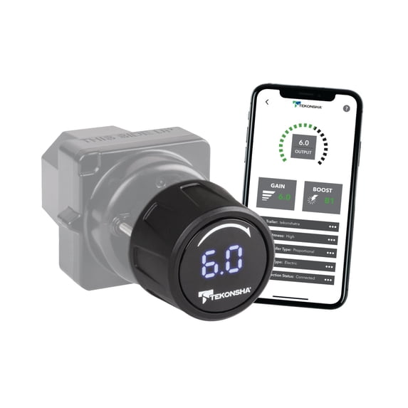 Tekonsha Prodigy iD Smart Phone Configured Brake Controller for Trailers with 1-4 Axles, Black
