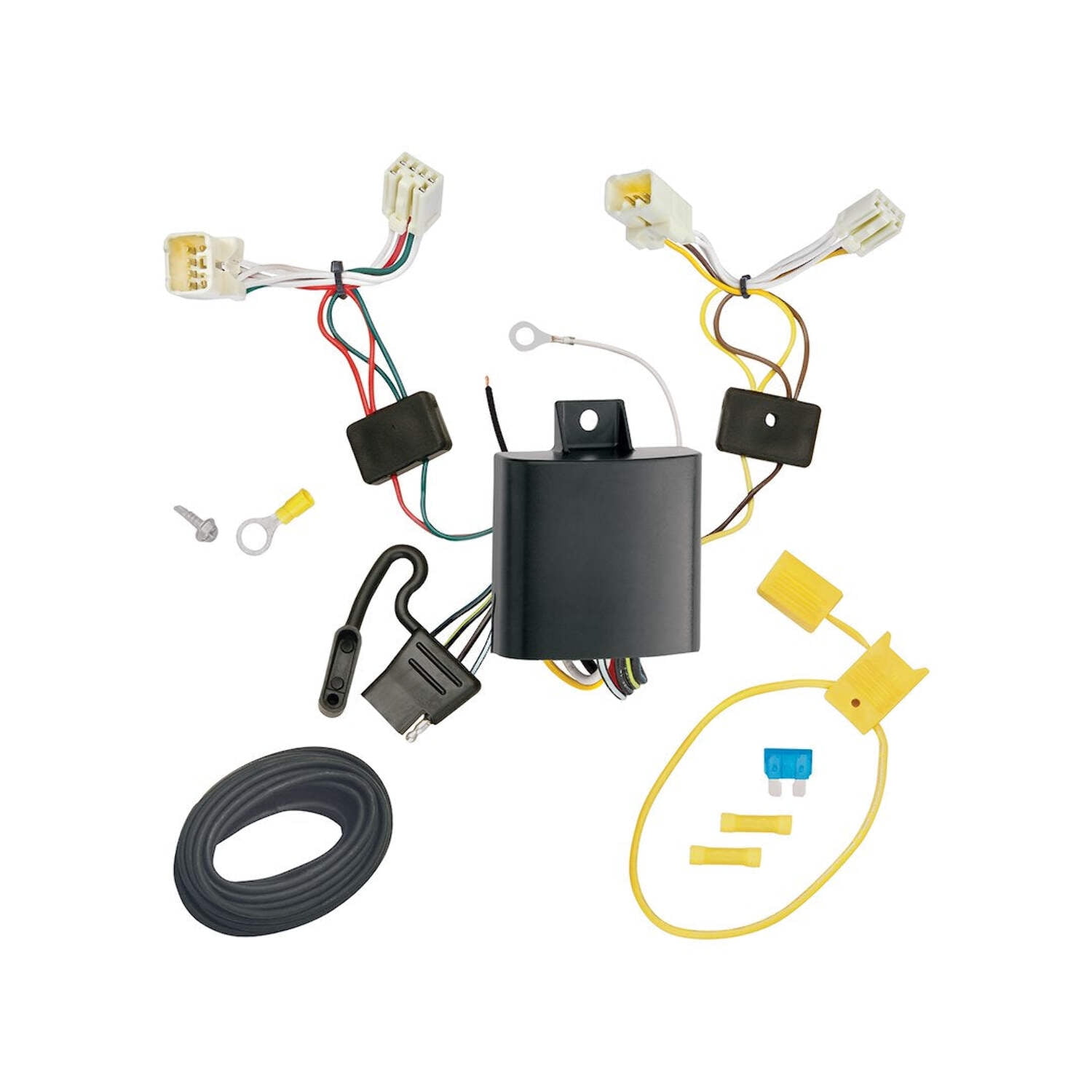 Tekonsha T-One T-Connector Harness, 4-Way Flat, w/Circuit Protected ModuLite HD Module TK118769 Fits select: 2014-2015,2017-2020 MITSUBISHI MIRAGE