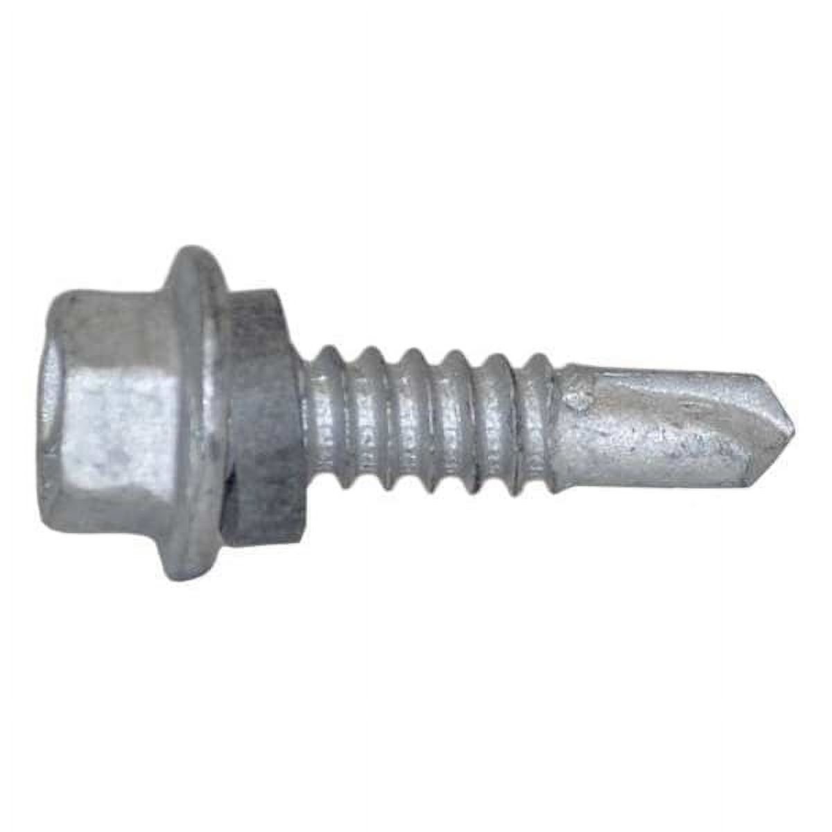 Texcrew Bit Teks Drill Screw,Hex,1/4