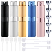 Travel Perfume Atomizer Refillable 8ml 5 Pcs Travel Perfume Atomizer Refillable 8ml, Travel Cologne Sprayer Mini, Perfume Bottle Empty Small