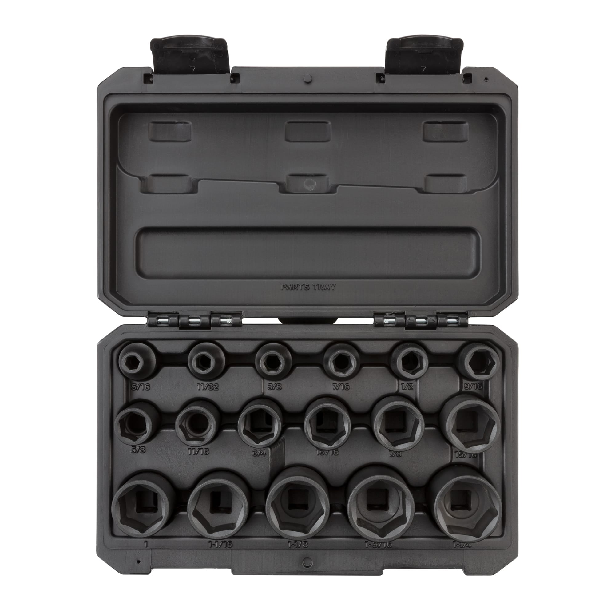 Tekton 17 Piece 1/2" Drive 6 Point Impact Socket Set 5/16" to 1-1/4" SID92301