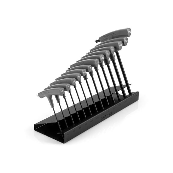 Tekton Star T-Handle Key Set With Stand, 13 Piece (T6-T50)