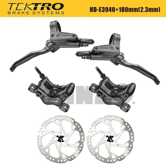 Tektro HD-E3940 E-bike Power Control 4 pistons Hydraulic Brake Electric 2pin Set