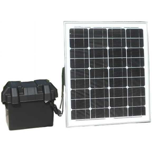 Tektrum Portable 500w (1000w Peak) Powerpack Power Source Station With 312Wh/26Ah Battery, 50w Solar Panel and Wall charger - Plug-N-Play