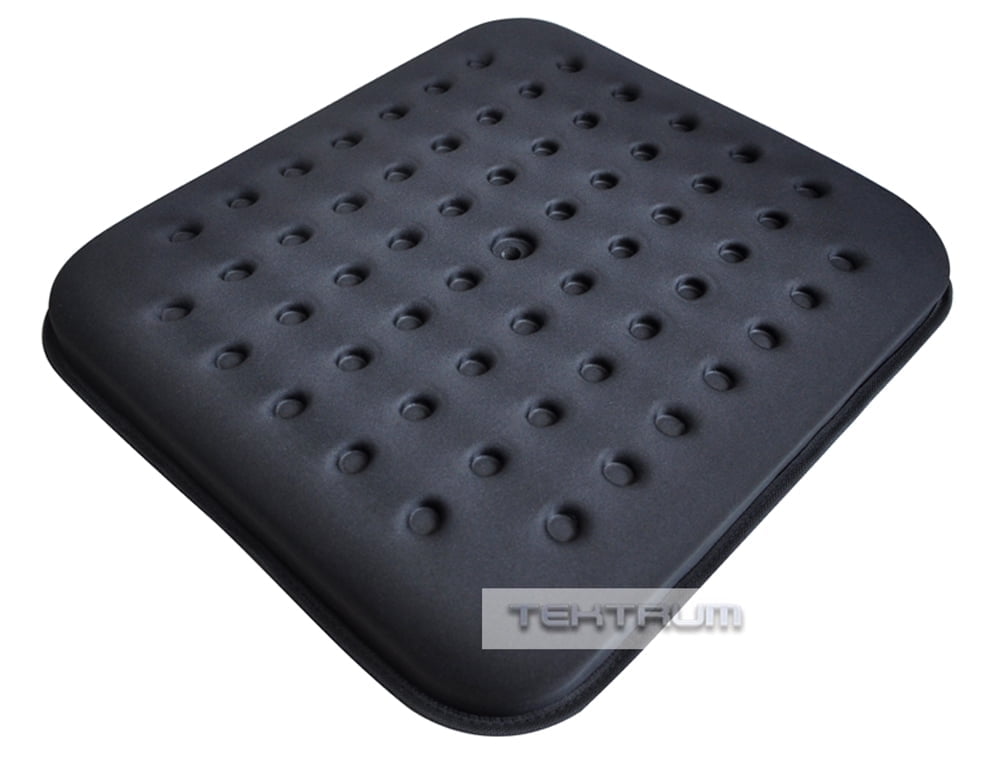 Tektrum Thick Orthopedic Cool Gel Seat Cushion with Cooling Vents for Wheelchair, Office, Home, Car  Relief for Back Pain, Sciatica, Tailbone, Prostate, Postnatal, Postoperative Pain (TD-GS1201-BLK)