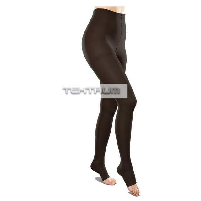 Tektrum Waist High Firm Graduated Compression Pantyhose Medical