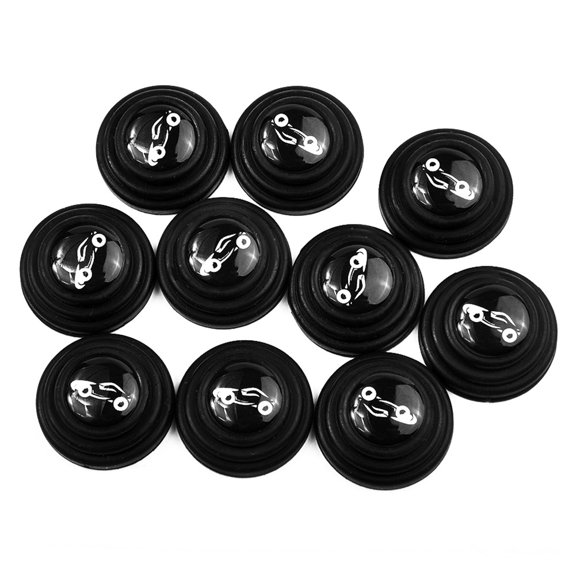 Tekuisi 10PCS Car Door Anti-Collision Pad Sound Insulation and Shock-Absorbing Gasket Avoid Collisions and Wear for Car Door, Hood, Trun