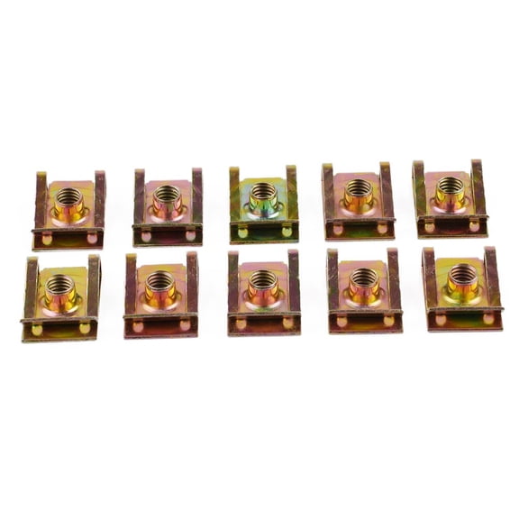 Tekuisi 10x M6 6mm Sportbike Fairing Spire Speed Clips Clamp Fastener Screw Nuts J150 Replacement M8 Spire/speed Clip Kit Car Accessorie