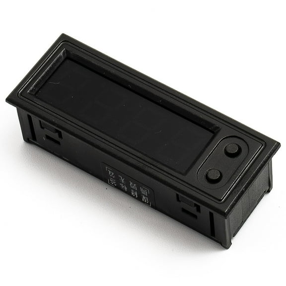 Tekuisi 12V 3in1 Vehicle Car Kit Thermometer + Voltmeter + Clock LED Digital Display Quick Installation and Easy To Use Stylish Fashiona