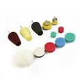 thumbnail image 1 of Tekuisi 13x Buffing Pad Polishing Car Polishing Pad Sponge Buffing Waxing Clean Polish Buffer Drill Wheel Polisher Removes Scratches Car, 1 of 6