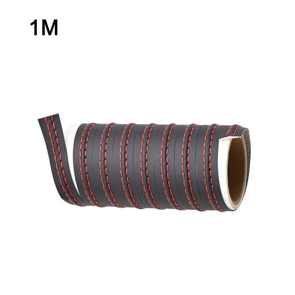 Tekuisi 1Meter Car Interior Mouldings PU Leather Car Dashboard Decor Line Strip Sticker Moulding Trim Accessories Car Interior Ornaments
