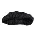 thumbnail image 1 of Tekuisi 1PCS Motorcycle Rain Seat Cover Flexible Waterproof Saddle Cover Black Space-saving Storage Bag Water Resistant Wear-resistant, 1 of 6