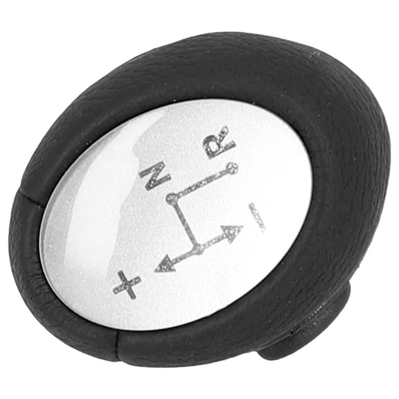Tekuisi 1pc Automatic Gear Shift Knob Shifter Lever Head Fit Black +Silver for Smart 451 07-2018 450 Gear Shift Gear Head Knob
