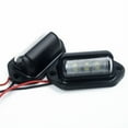 thumbnail image 1 of Tekuisi 2 Pcs Waterproof 6 LED 10-30V Car License Plate Light Car Boat Truck Trailer Step Lamp Auto License Plate Lights Assembly, 1 of 6
