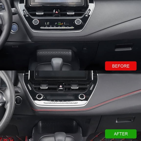 Tekuisi 2M Car Dashboard Decor Line Strip Sticker Moulding Trim PU Leather Accessories