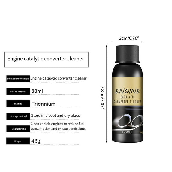 Tekuisi 30ml Engine Catalytic Converters Cleaner Deeply Clean Multipurpose Cleaners Engine CSV Clean Accelerators Catalysts Accessories