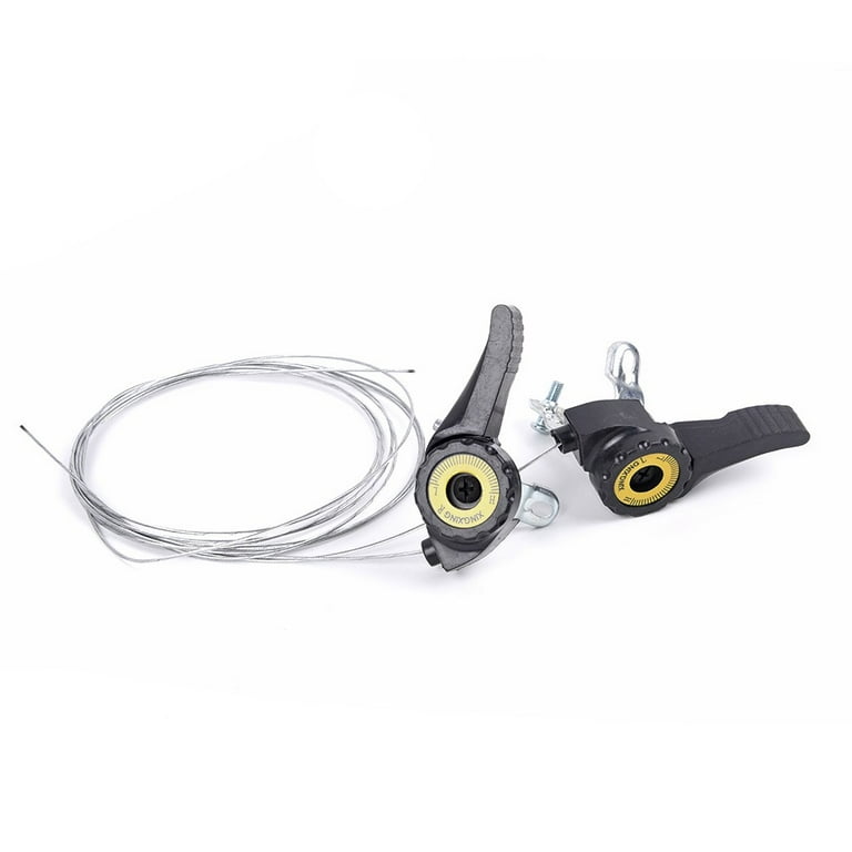 Tekuisi 3x5/6/7 Speed Road Bike Thumb Shifter Top Mount Shifters with Inner  Cable Mountain Bicycle Thumb Gear Shifter Lever Bikes Parts