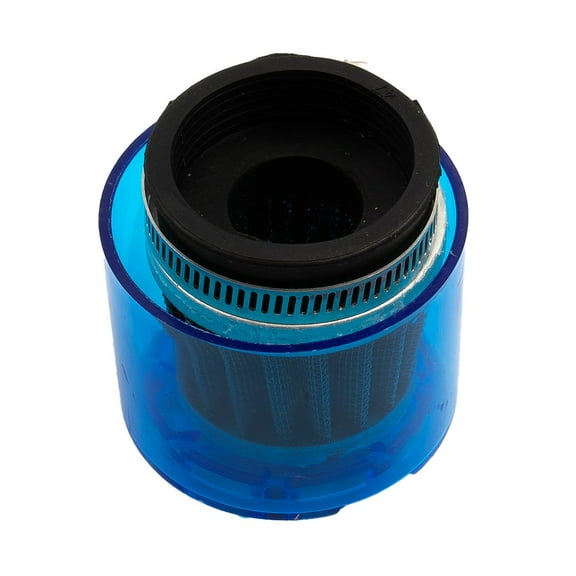 Tekuisi 45mm Air Filter with Cover Waterproof 50-125CC Off-road Motorcycle ATV ATV Scooter Modification Universal Modification Blue