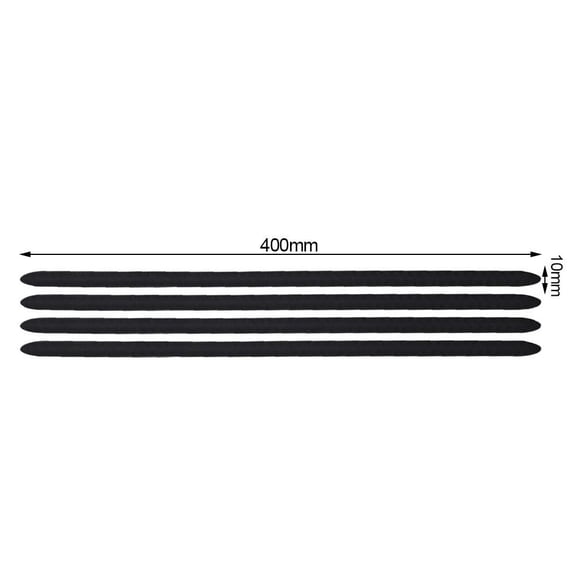Tekuisi 4Pcs Car Door Edge Protection Rubber Auto Bumper Protect Guard Scratch Sticker Anti-collision Protect Strip Protector Films