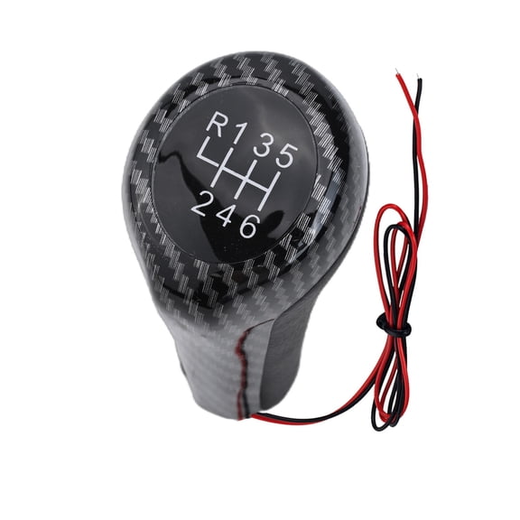 Tekuisi 5 Or 6 Speed Gear Shift Knob Shifter W/LED Light for BMW E46 E90 E91 E92 X1 X3 PU Leather+Plastic Car-Accessories