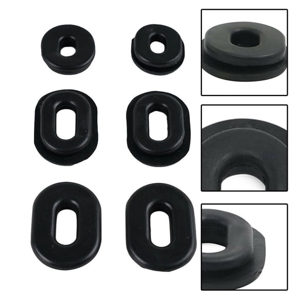 Tekuisi 6Pcs Motorcycle Side Cover Rubber Grommets Gasket Fairings Set Drommets Fairings Washer Spacer for Honda CB CL SL XL100 CB CT SL