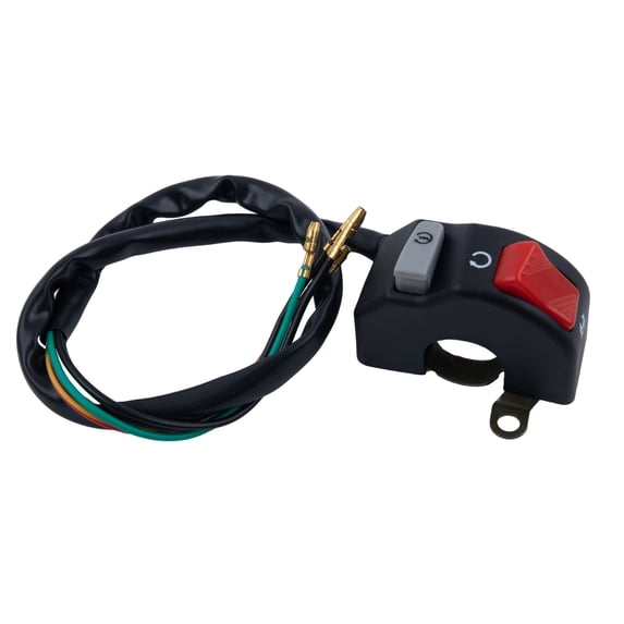 Tekuisi 7/8" Motorcycle Handlebar Fog Headlight Horn Start Kill Switch ON OFF Button 12V for Motorcycle Motorbike ATV Sport Dirt