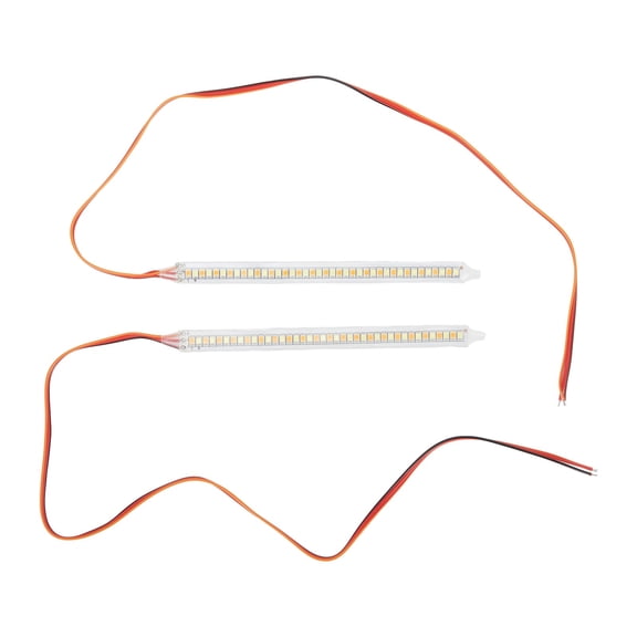 Tekuisi A Pair Car Rearview Mirror Indicators Lamps DRL Streamer Tape LED Flowing TurnSignal Lamp Mirror Turning Streamlights