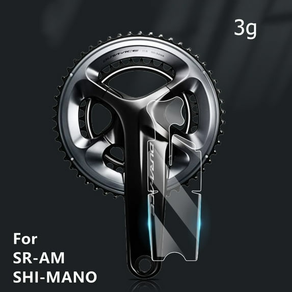 Tekuisi Bicycle Crank Protector Stickers Adhesive TPH Film for SRAM for SHIMANO Cycling Crankset Protector Decals Parts