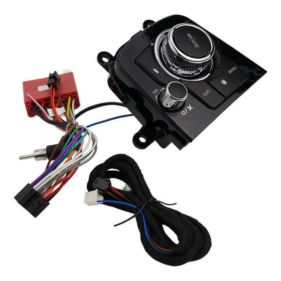 Tekuisi Black Console Control Switch BHN1-66-CM0C for Mazda 3 for Axela 2014-2019 Car Center Console Controllor Button Replacement