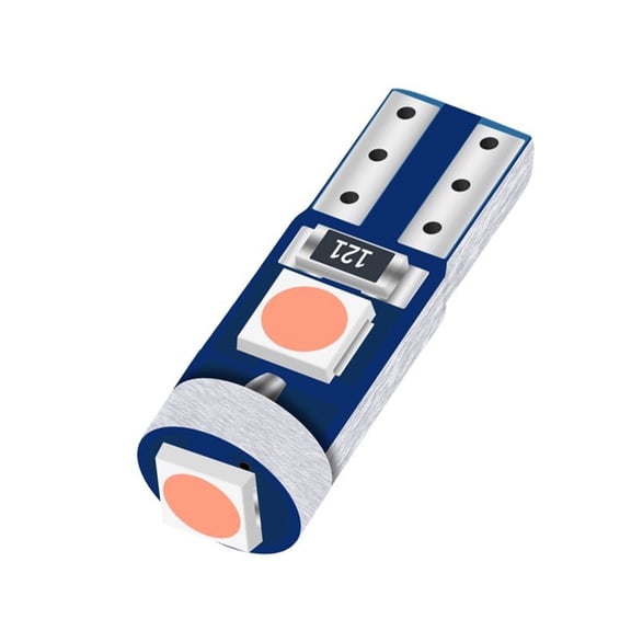 Tekuisi Car Highlight T5 3030-3SMD Air Conditioner Button Light Instrument LED Lights Dashboard Warning-Indicator Button Car Supplies