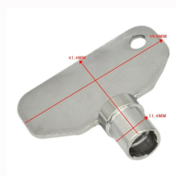 Tekuisi E3-5-15 Hollow Key Car Key Tubular Key Replacement Carbon Steel E3-5-15 E3-26-715-15 for RV Motorhome Zinc Hollow Key
