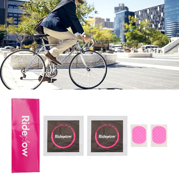 Tekuisi ForRidenow Bike Inner Tube Tire Patch Patching Tools Repair Kit Road Mountain Folding Bicycle TPU-Material Powerful Glue-free