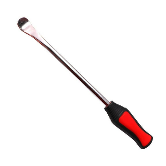 Tekuisi Professional Grade Crowbar for Tire Stripping Heavy Duty Pry Bar for Car Motorcycle Alloy & Steel Red/Silver Color