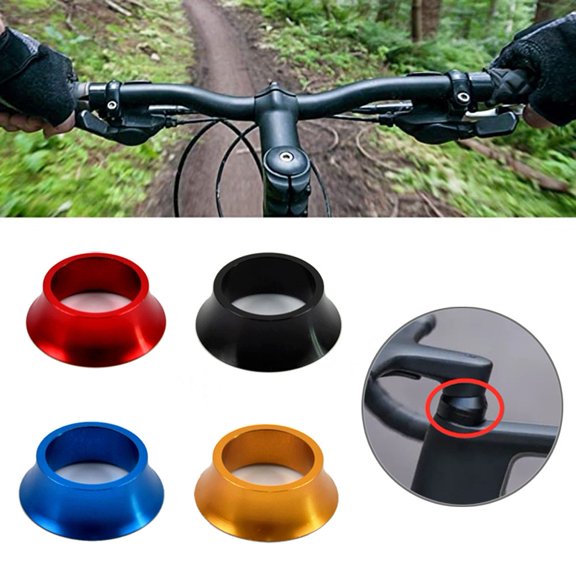 Tekuisi Road Bicycle Headsets Taper Washer Mountain Bike CNC Headsets Cover Stem Spacers Mountain Bike Cycling Parts Red/Blue/Black/Gold