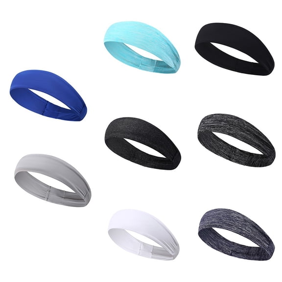 Tekuisi Sports Headband Running Headwear Moisture Wicking Head Band Sweatbands for Running Cycling Basketball Tennis Badminton Yoga