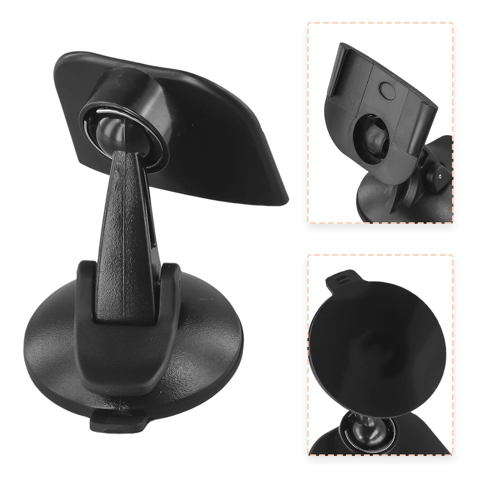 Navitech Dashboard Friction Mount - Universal Grip Holder For Garmin DriveSmart 55 & Smartphones Up To 9"