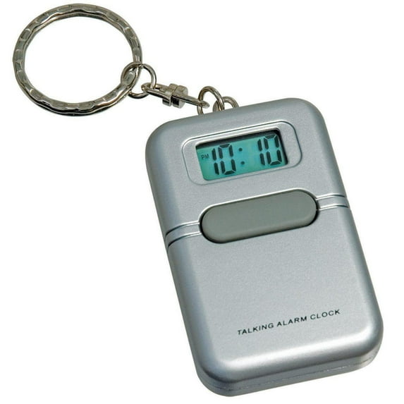 Tel-Time Talking Key Chain Square