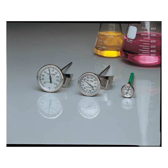 Tel-Tru Bimetal Thermom,2 In Dial,50 to 500F LT225R-8/23100864