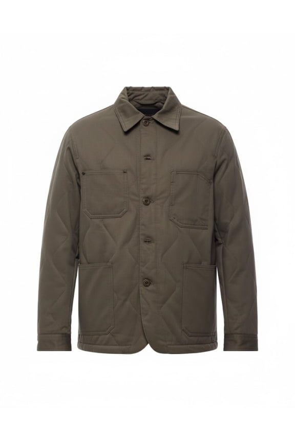 Boxy Fit Utility Workwear Jacket With (Men's)