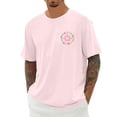 thumbnail image 1 of Telankuip Awareness Graphic T Shirts for Unisex Casual and Comfortable Casual Crewneck Short Sleeve Graphic Tee for Adult Support Lightweight Comfy Summer Workout T-Shirt Top Light Pink XS, 1 of 6