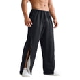 thumbnail image 1 of Telankuip Casual Pants for Men After Leg Postoperative Outfit Elastic Waisted Wide Leg Sweatpants 2 Side Zippers Full Open down Soft Cozy Men's Trousers 7-Dark Gray XXXL, 1 of 4