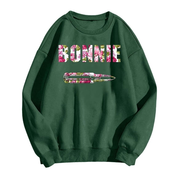 Telankuip Couples Sweatshirts Valentine's Day Casual Long Sleeve Crewneck Pullover Tops with Romantic Letter Print Matching Set for Men and Women 2026 Soft Cozy Winter Clothes 1-Green XL