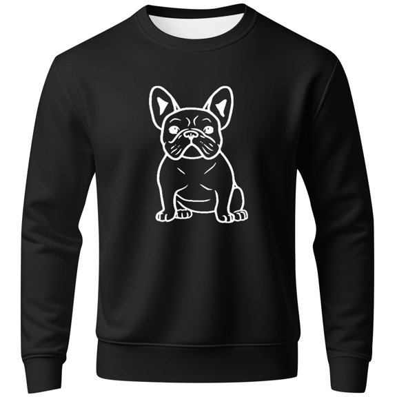 Telankuip My Favorite Hockey Player Calls Me Mom Sweatshirts Mens Hockey Game Day Graphic Dog Printed Crewneck Pullover Tops Autumn and Winter Classic Hoodless Sweatshirt Black2 L