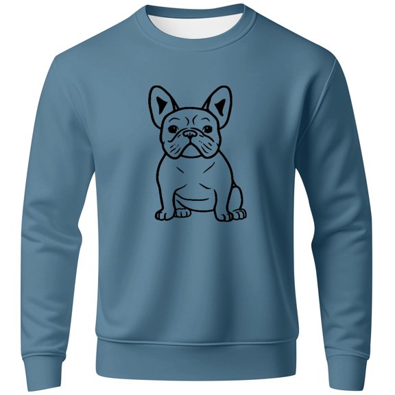 Telankuip My Favorite Hockey Player Calls Me Mom Sweatshirts Mens Hockey Game Day Graphic Dog Printed Crewneck Pullover Tops Autumn and Winter Classic Hoodless Sweatshirt Sky Blue2 S