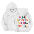 thumbnail image 1 of Telankuip God Is Within Her She Will Not Fall Hoodies for Girls Jesus Faith Bible Verse Preppy Crewneck Pullover Tops Oversized Inspirational Long Sleeve Cozy Kids Sweatshirts 2-White 160, 1 of 7
