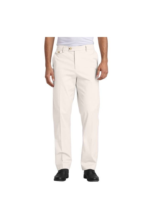 Men's Dress Pants Straight Leg Business Casual Formal Slacks Lightweight Work Trousers Solid Color Big and Tall Pantalones Baggy Hombre White XXXL