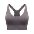 thumbnail image 1 of Telankuip Sports Bras for Women High Support Racerback Adjustable Straps No Underwire Gym Yoga Bras Workout Push up Full Coverage Comfort Soft Beauty Back Bralettes Purple XXL, 1 of 2
