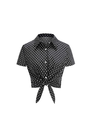 Tie Polka Dot Shirt